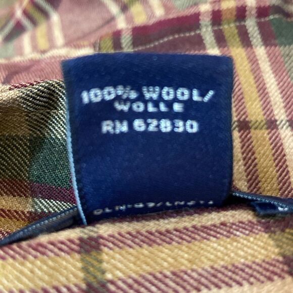 ALANDS END Vintage Men’s Shirt Size L 💯 Wool - Picture 6 of 8